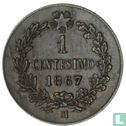 Italy 1 centesimo 1867 (M) - Image 1