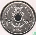 België 5 centimes 1906 (NLD - zonder kruis op kroon)  - Afbeelding 1