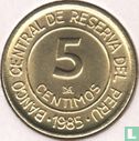 Peru  5 céntimos 1985 - Image 1