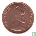 Easter Island 1000 Pesos 2008 (Copper - Pattern) - Image 2