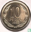 Chili 10 pesos 1986 - Image 1