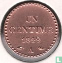 France 1 centime 1849 - Image 1