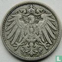 Empire allemand 5 pfennig 1904 (E) - Image 2