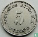 German Empire 5 pfennig 1913 (E) - Image 1