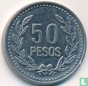 Colombie 50 pesos 2008 (acier inoxydable) - Image 2