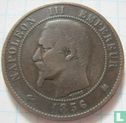 France 10 centimes 1856 (K) - Image 1