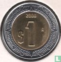 Mexico 1 peso 2000 - Image 1