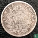 Frankrijk 50 centimes 1854 - Afbeelding 1