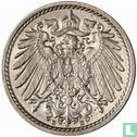 Empire allemand 5 pfennig 1896 (E) - Image 2