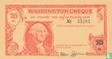 Washington cheque - Image 1