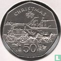 Isle of Man 50 pence 1980 (AA) "Christmas" - Image 2
