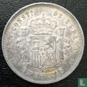 Espagne 5 pesetas 1885 (1887 - MS-M) - Image 2
