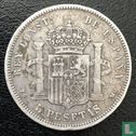 Spain 5 pesetas 1890 (PG-M) - Image 2