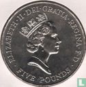 Vereinigtes Königreich 5 Pound 1996 "70th Birthday of Queen Elizabeth II" - Bild 2