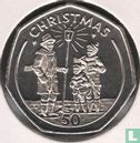 Gibraltar 50 pence 1991 "Christmas" - Image 2