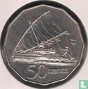 Fidji 50 cents 1987 - Image 2