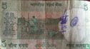 India 5 rupees ND (2009) L - Afbeelding 2