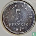 German Empire 5 pfennig 1916 (F) - Image 1