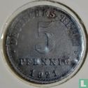 Duitse Rijk 5 pfennig 1921 (A)  - Afbeelding 1