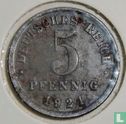Duitse Rijk 5 pfennig 1921 (F) - Afbeelding 1