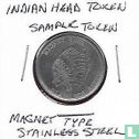 USA  Magnetic Type Stainless Steel - Indian Head  1983 - Afbeelding 1