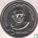 New Zealand 5 dollars 1992 "Abel Tasman" - Image 2