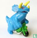 Blauwe dinosaurus (Motor groen) - Afbeelding 1