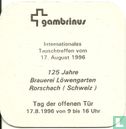 Tauschtreffen Gambrinus / 125 Jahre Brauerei Löwengarten - Bild 1
