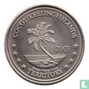 Cocos (Keeling) Islands 100 Dollars 2003 (Nickel Plated Zinc - with “Bukan Wang Tunai” legend - Pattern) - Image 1