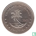 Cocos (Keeling) Islands 10 Dollars 2003 (Nickel Plated Zinc - with “Bukan Wang Tunai” legend - Pattern) - Bild 1