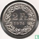 Switzerland 2 francs 1974 - Image 1
