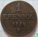 Saxony-Albertine 1 pfennig 1856 - Image 1