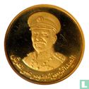 Jordan 1 dinar 1992 (AH1413 - PIEDFORT) "40th anniversary Reign of King Hussein" - Image 2