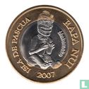 Easter Island 200 Pesos 2007 (Bi-Metal) - Image 2