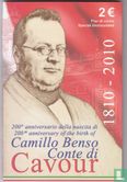 Italien 2 Euro 2010 (Folder) "200th Anniversary of the birth of Camillo Benso - Count of Cavour" - Bild 1