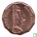 Easter Island 100 Pesos 2007 (Copper Plated Brass) - Bild 2