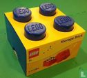 Lego 4 - Knobs Blue Storage Brick - Image 1