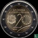 Andorre 2 euro 2014 "20th anniversary Entry of the Principality of Andorra to the Council of Europe" - Image 1