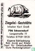 Ziegelei - Gaststätte - Karl Gross - Afbeelding 2