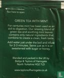 Green Tea with Mint  - Afbeelding 2