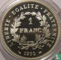 Frankrijk 1 franc 1992 (PROOF - zilver) "Bicentenary of the French Republic" - Afbeelding 1