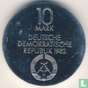 DDR 10 mark 1982 "New Gewandhaus of Leipzig" - Afbeelding 1
