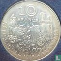 Frankreich 10 Franc 1985 (Silber) "100th Anniversary of the Death of Victor Hugo" - Bild 1