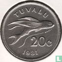 Tuvalu 20 cents 1981 - Afbeelding 1
