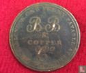 UK  Bristol-Swansea (BB & Copper Co)  1 penny token  1811 - Afbeelding 2