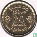 Marokko 20 Franc 1952 (AH1371) - Bild 2