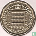 Vereinigtes Königreich 3 Pence 1953 - Bild 1