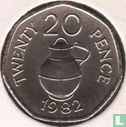 Guernsey 20 pence 1982 - Image 1
