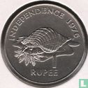 Seychellen 1 rupee 1976 "Independence" - Afbeelding 1