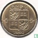 Tchécoslovaquie 1 koruna 1991 - Image 1